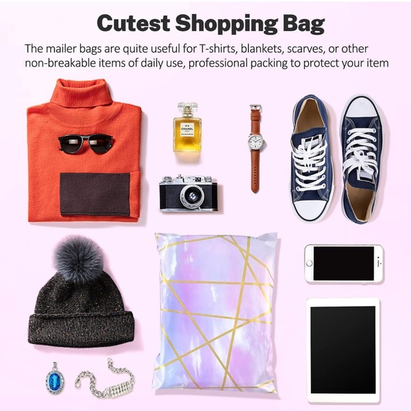 25 10X13 Poly Mailers Sky Marble Geometric Shipping Envelopes Bags PRICE FIRM - Picture 5 of 8